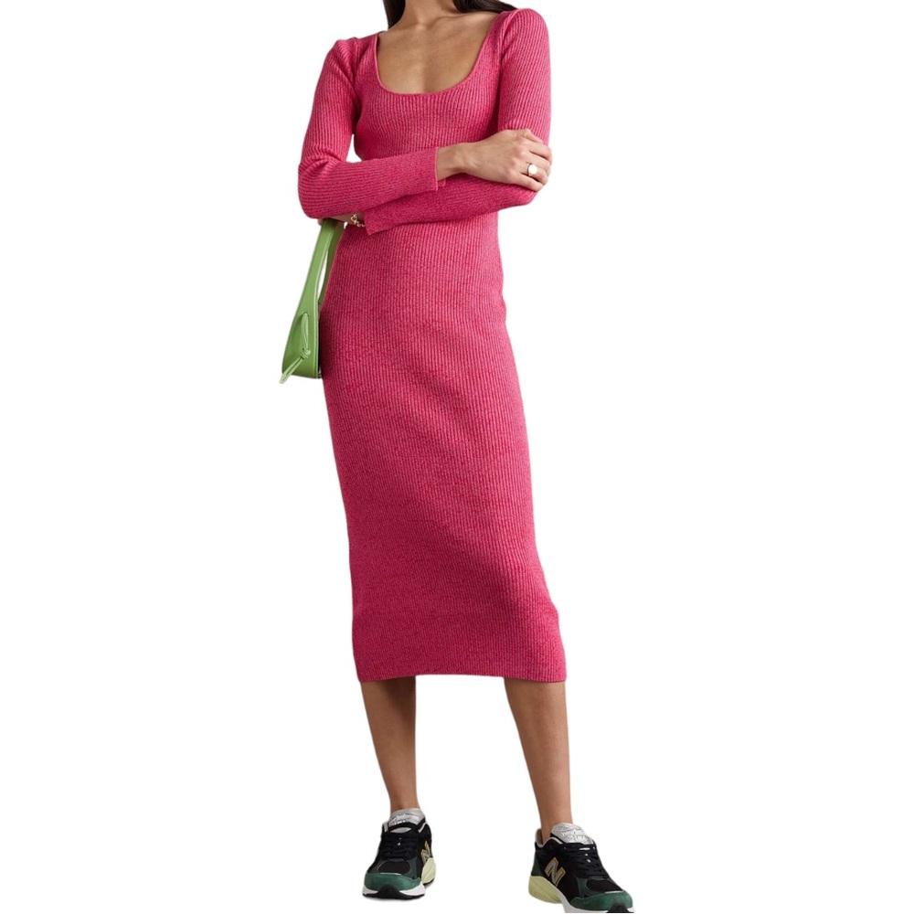 GANNI stretchy knit dress NWOT